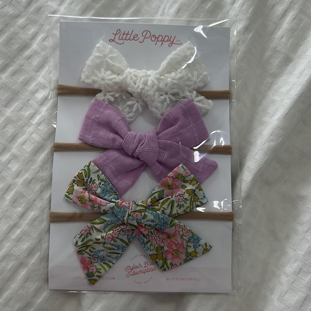 Little Poppy Co, one size 3 pack bows